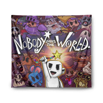 Nobody Saves the World Indoor Wall Polyester Tapestries Home Decor