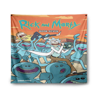 Rick and Morty Book Seven Indoor Wall Polyester Tapestries Home Decor