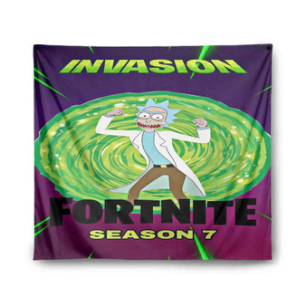 Rick and Morty Fortnite Indoor Wall Polyester Tapestries Home Decor