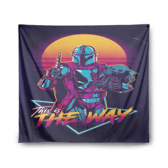 This is The Way Star Wars Indoor Wall Polyester Tapestries Home Decor