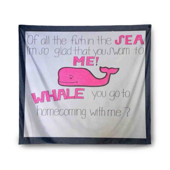 Whale Homecoming Indoor Wall Polyester Tapestries Home Decor