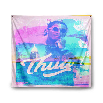 Young Thug Indoor Wall Polyester Tapestries Home Decor