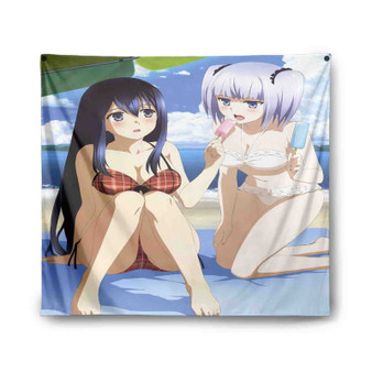 Brynhildr in the Darkness Sexy Neko Kuroha Indoor Wall Polyester Tapestries Home Decor