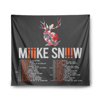 Miike Snow Concert Indoor Wall Polyester Tapestries Home Decor
