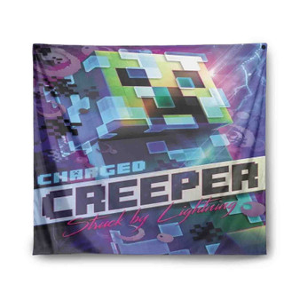 Minecraft Charged Ceeper Indoor Wall Polyester Tapestries Home Decor