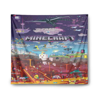 Minecraft World Beyond Indoor Wall Polyester Tapestries Home Decor