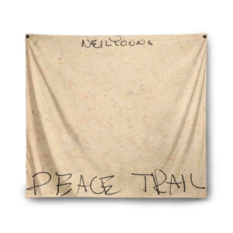 Neil Young Peace Trail Indoor Wall Polyester Tapestries Home Decor