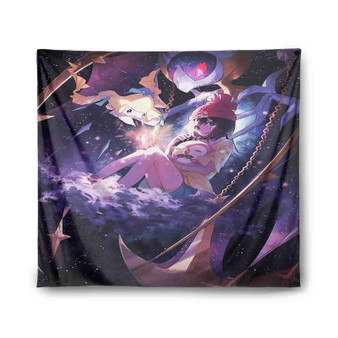 Pokemon Lunala Indoor Wall Polyester Tapestries Home Decor