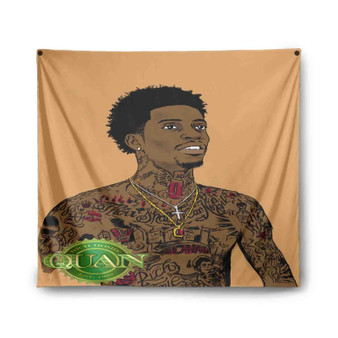 Rich Homie Quan 2 Indoor Wall Polyester Tapestries Home Decor