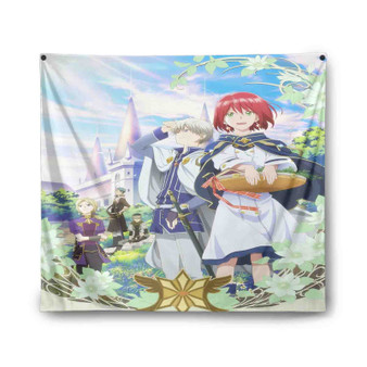 Snow White with The Red Hair Indoor Wall Polyester Tapestries Home Decor