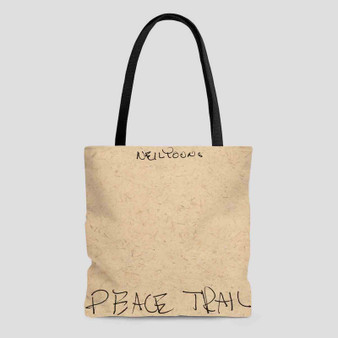 Neil Young Peace Trail Tote Bag AOP