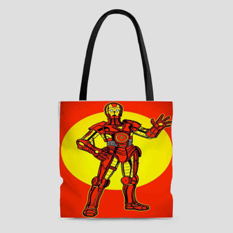 C3 PO Star Wars Iron Man Tote Bag AOP