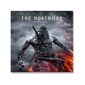 The Northman 3 Square Silent Scaleless Wooden Wall Clock Black Pointers