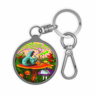 Alice in Wonderland Custom Keyring Tag Acrylic Keychain With TPU Cover