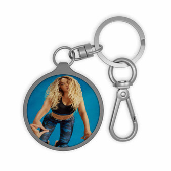 Beyonce Custom Keyring Tag Acrylic Keychain With TPU Cover