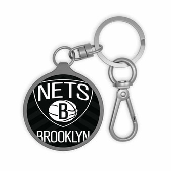 Brooklyn Nets NBA Custom Keyring Tag Acrylic Keychain With TPU Cover