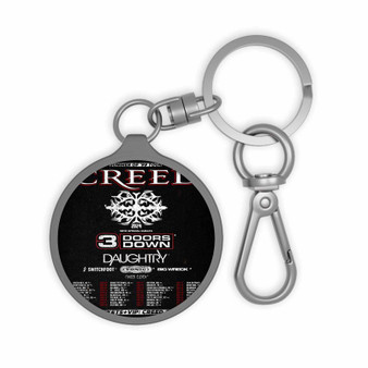 Creed Summer of 99 Tour Custom Keyring Tag Acrylic Keychain With TPU Cover