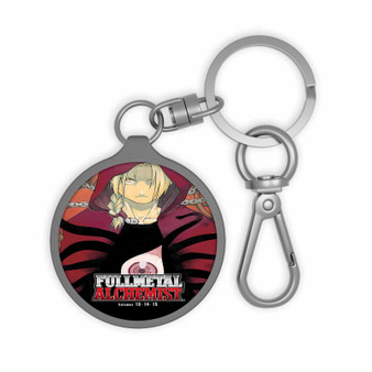 Edward Elric Fullmetal Alchemist Custom Keyring Tag Acrylic Keychain With TPU Cover