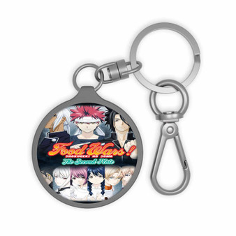 Food Wars Custom Keyring Tag Acrylic Keychain With TPU Cover