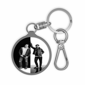 Macklemore Ryan Lewis Custom Keyring Tag Acrylic Keychain With TPU Cover