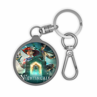 Nightingale Custom Keyring Tag Acrylic Keychain With TPU Cover