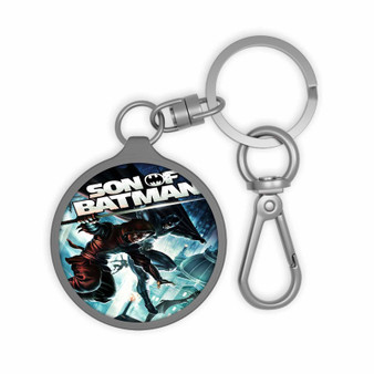 Son of Batman Custom Keyring Tag Acrylic Keychain With TPU Cover