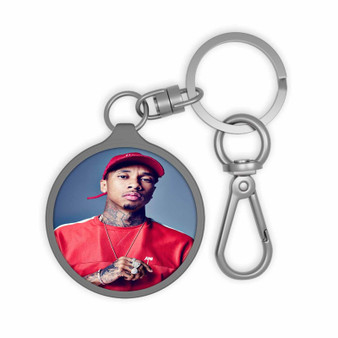 Tyga Custom Keyring Tag Acrylic Keychain With TPU Cover