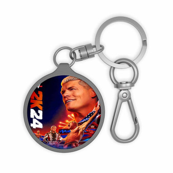 WWE 2K24 Custom Keyring Tag Acrylic Keychain With TPU Cover