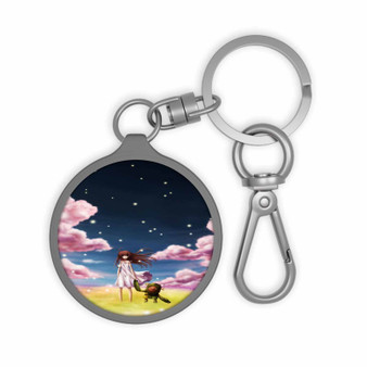 Clannad Custom Keyring Tag Acrylic Keychain With TPU Cover