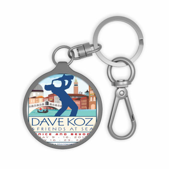 Dave Koz Tour Custom Keyring Tag Acrylic Keychain With TPU Cover
