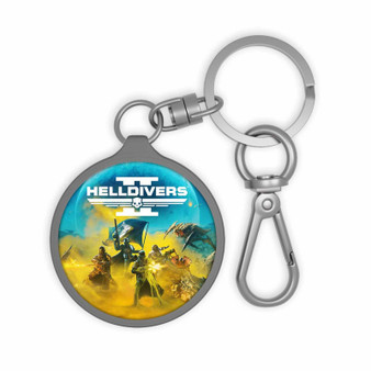 Helldivers 2 Custom Keyring Tag Acrylic Keychain With TPU Cover