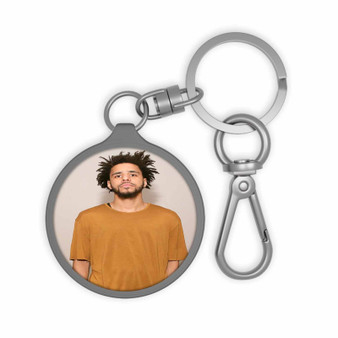 J Cole Custom Keyring Tag Acrylic Keychain With TPU Cover