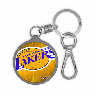 LA Lakers NBA Custom Keyring Tag Acrylic Keychain With TPU Cover