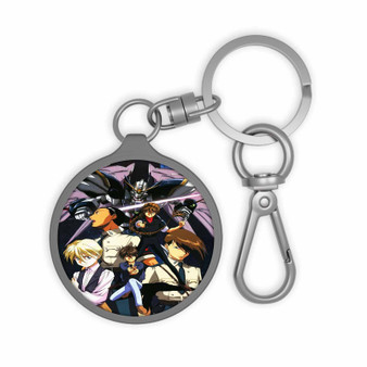 Mobile Suit Gundam Wing Custom Keyring Tag Acrylic Keychain With TPU Cover