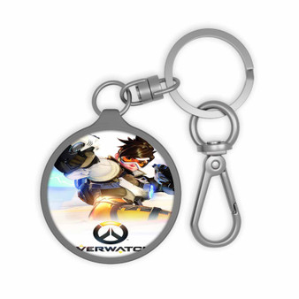 Overwatch Custom Keyring Tag Acrylic Keychain With TPU Cover