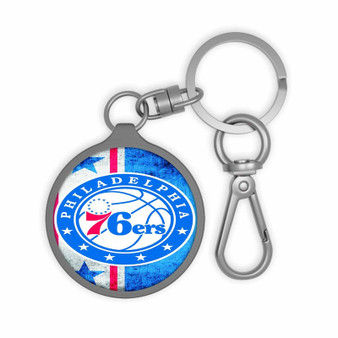Philadelphia 76ers NBA Custom Keyring Tag Acrylic Keychain With TPU Cover