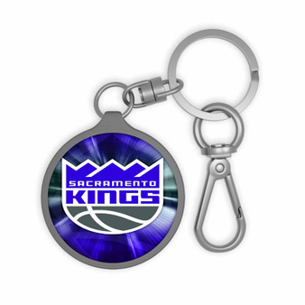 Sacramento Kings NBA Custom Keyring Tag Acrylic Keychain With TPU Cover