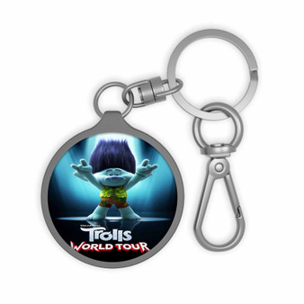 Trolls World Tour Custom Keyring Tag Acrylic Keychain With TPU Cover