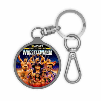 WWE 2k24 Wrestlemania Custom Keyring Tag Acrylic Keychain With TPU Cover