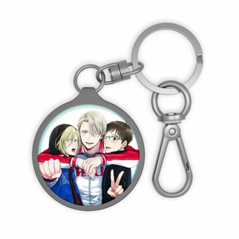 Yuri on Ice Peace Custom Keyring Tag Acrylic Keychain With TPU Cover