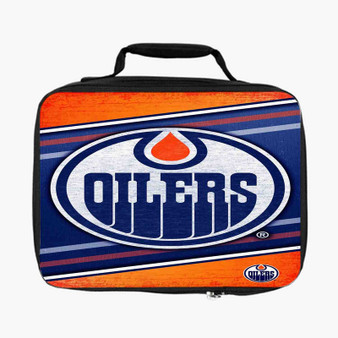 Edmonton Oilers NHL Custom Lunch Bag With Fully Lined and Insulated