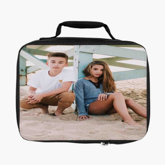 Johnny Orlando and Mackenzie Ziegler Custom Lunch Bag With Fully Lined and Insulated