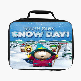 South Park Snow Day Custom Lunch Bag With Fully Lined and Insulated