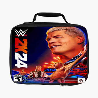 WWE 2K24 Custom Lunch Bag With Fully Lined and Insulated