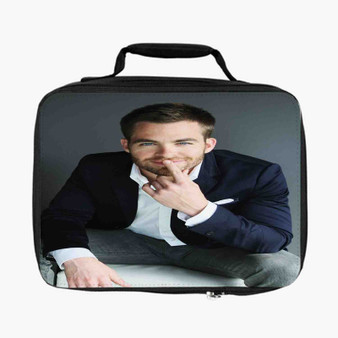 Chris Pine Custom Lunch Bag With Fully Lined and Insulated