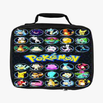 Pokemon Characters Custom Lunch Bag With Fully Lined and Insulated