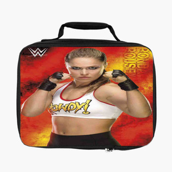 Ronda Rousey WWE Custom Lunch Bag With Fully Lined and Insulated