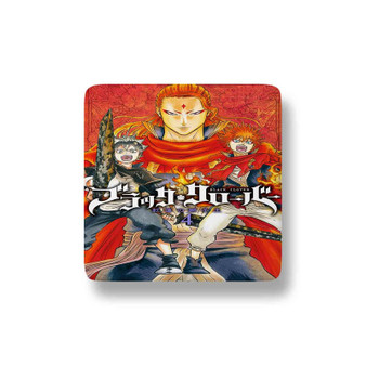 Black Clover Volume 4 Custom Porcelain Refrigerator Magnet Square