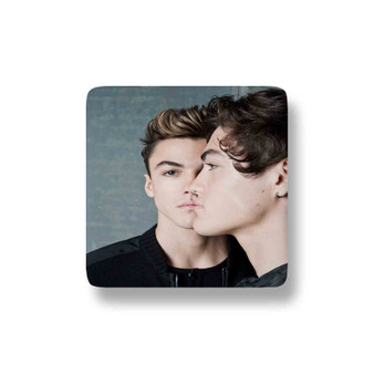 Dolan Twins Greatest Custom Porcelain Refrigerator Magnet Square