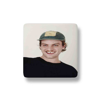 Mac Demarco Custom Porcelain Refrigerator Magnet Square